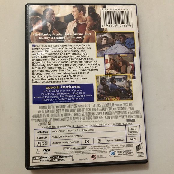 Guess Who, DVD. Bernie Mac, Ashton Kutcher. - Picture 4 of 6